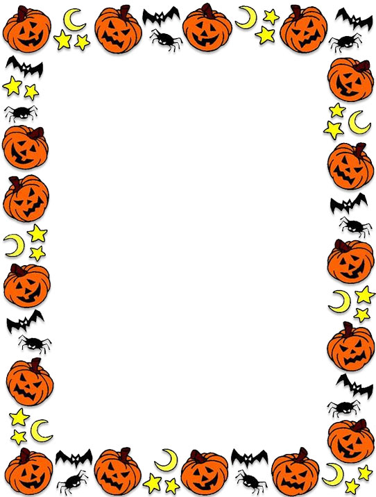 Free Halloween Borders Frames Graphics Clipart