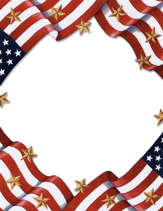 Free Veterans Day Borders Frames Graphics Clipart