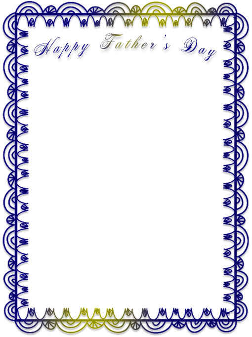 Happy Father's Day frame
