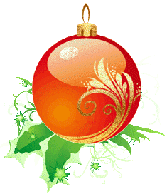 Free Christmas Ornament Graphics - Christmas Ornament Animations - Clipart