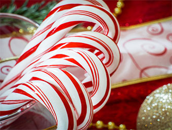 photo image of candy canes