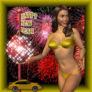 happy new year fireworks