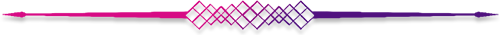 Calligraphic purple divider