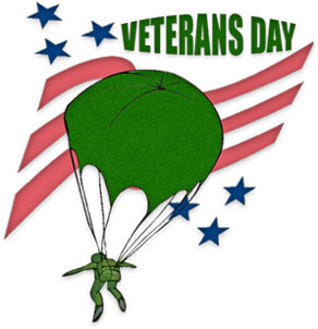 Paratrooper on Veterans Day