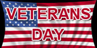 Veterans Day graphic for black pages