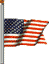 flag at half mast animation