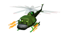 helicopter gunship animation