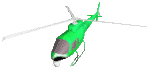 animated flying helicopter