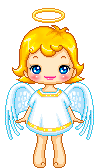 angel with a halo
