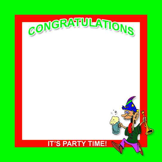 congratulations party time