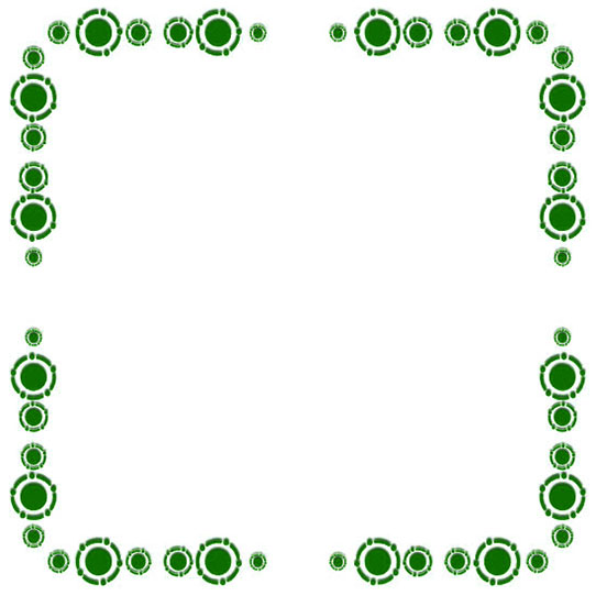 green circles
