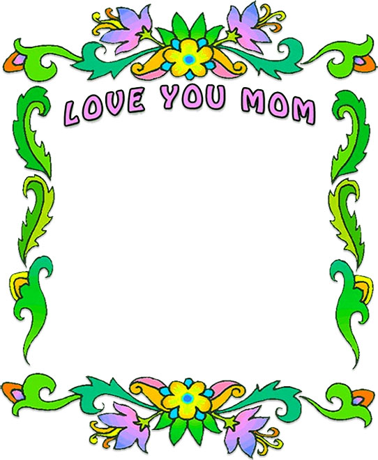 Free Mother s Day Borders Frames Graphics Clipart