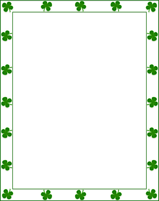 4 leaf clover frame