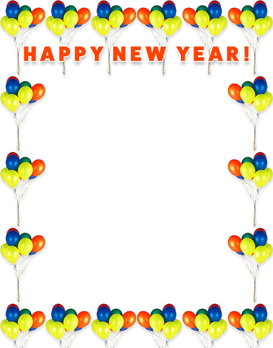 balloons Happy New Year