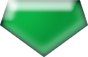 dark green pentagon menu button