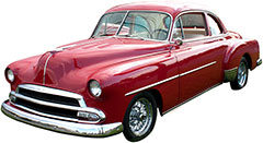 red classic automobile