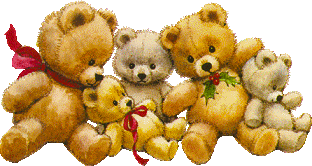 Christmas bear family