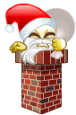 Santa stuck animation