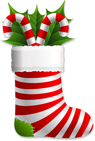 stocking candy canes