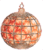 ornament with glitter