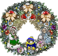 wreath - ornaments