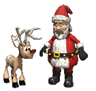 Santa and Rudolph animation