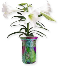 white Easter Lilies