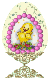 Easter chick animated
