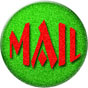 mail graphic red and green