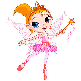 fairy with wand