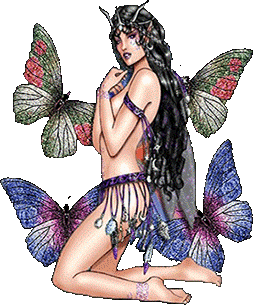 fairy with butterflies