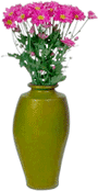 dancing flower vase animated