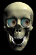 skull eyes animation
