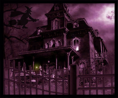 dark haunted house
