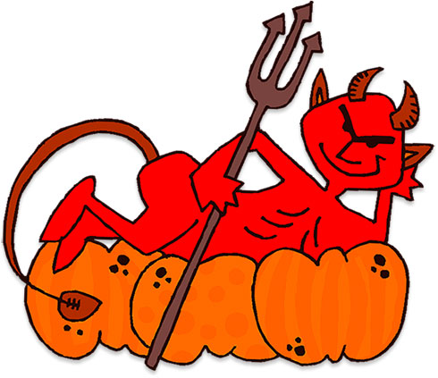 devil pumpkins