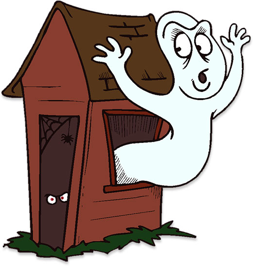 haunted outhouse