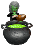 witch cauldron animation