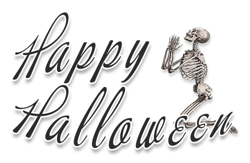 skeleton Happy Halloween