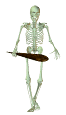 skeleton on the hunt