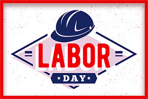 Labor Day sign