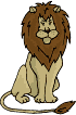 animated male lion
