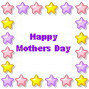 Happy Mother's Day with stars animated