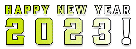 2023 Happy New Year animated