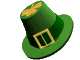 animated St. Patrick's Day hat