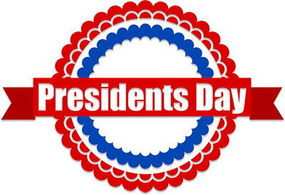 presidents day with ribbon