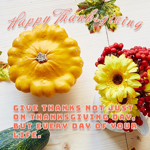Happy Thanksgiving give thanks
