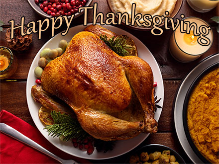 Happy Thanksgiving dinner