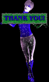 thank you animated glitter graphic