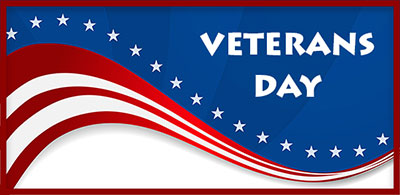 Veterans Day sign