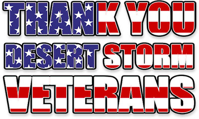 Thank You Desert Storm Veterans